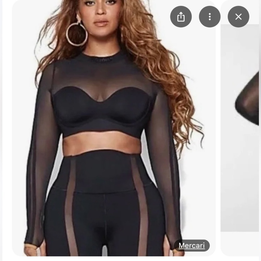 IVY PARK Black Long Sleeve Top